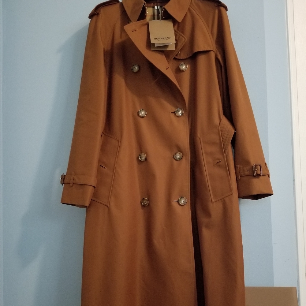 Burberry Long Waterloo Heritage Trench Coat Chestn - Picture 1 of 13